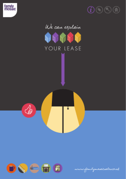 guide to your lease. - Family Mosaic Sales