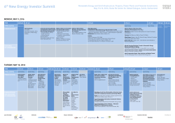 6th New Energy Investor Summit
