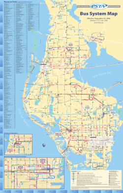Bus System Map - City of Oldsmar