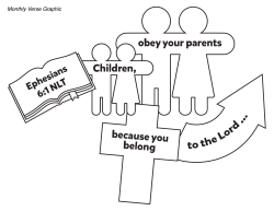 Children, because you belong obey your parents