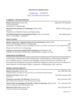 FRANCO D. ROSSI, Ph.D. CURRENT