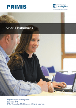 CHART Instructions - University of Nottingham