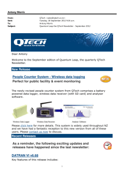 Quantum Leap - September 2012