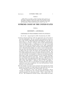 Kennedy v. Louisiana