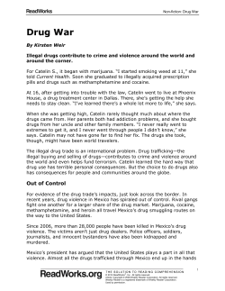 Drug War - East Hartford Public Schools