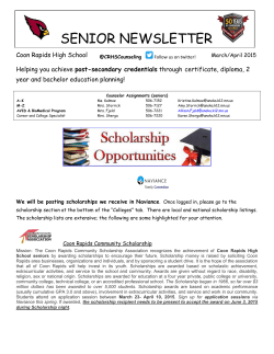 senior newsletter - Anoka-Hennepin School District