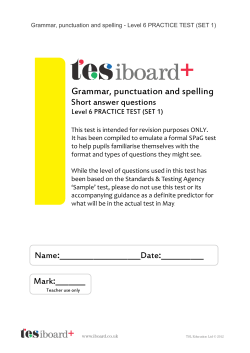 Level 6 SPaG_TES SAMPLE Paper1.pub