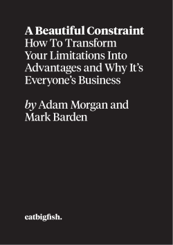 A Beautiful Constraint How To Transform Your