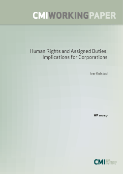 this publication - Chr. Michelsen Institute