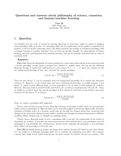 Questions and answers about philosophy of science