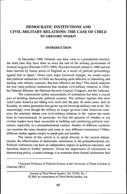 DEMOCRATIC INSTITUTIONS AND CIVIL