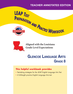 LEAP TEST LEAP TEST - McGraw Hill Higher Education