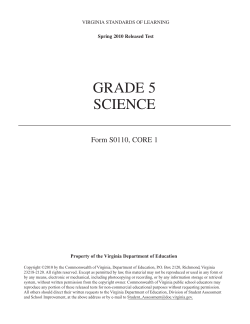 grade 5 science
