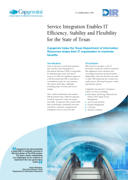 Service Integration Enables IT Efficiency, Stability and