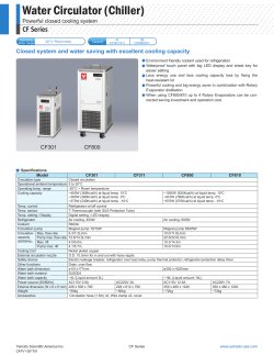 CF Series Water Circulator (Chiller)