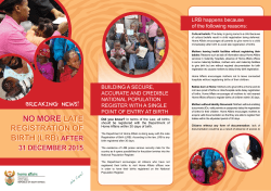 no more late registration of birth