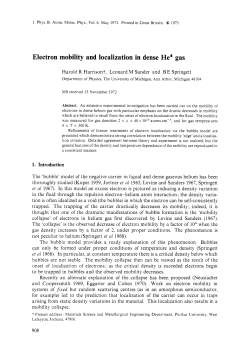 Electron mobility and localization in dense He4 gas