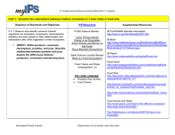 Quarter 1 - Indianapolis Public Schools