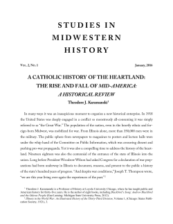 the rise and fall of mid-america: a historical review