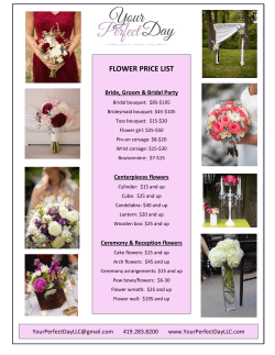 FLOWER PRICE LIST - yourperfectdayllc.com