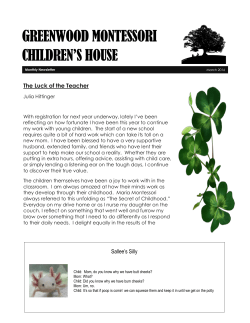 Montessori @ Home - Greenwood