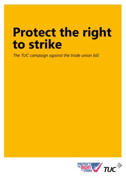 Protect the right to strike