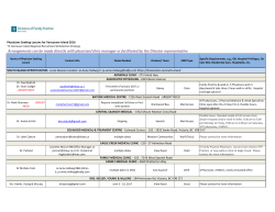 Arrangements can be made directly with physician/clinic manager or