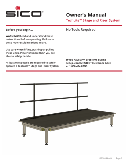 TechLite Owners Manual