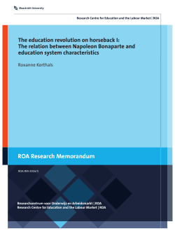 ROA_RM_2016_5 - Maastricht University Research Portal
