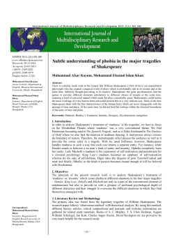 - International Journal of Multidisciplinary Research and