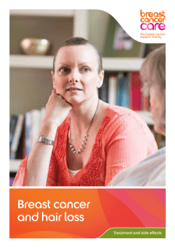 Breast cancer and hair loss