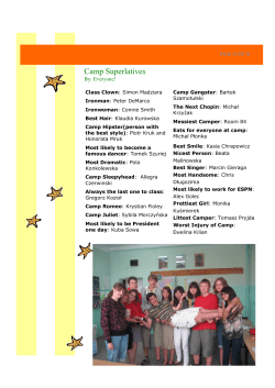 Camp Superlatives