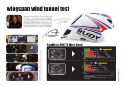 wingspan wind tunnel test