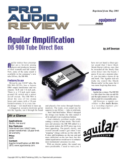 Aguilar Amplification