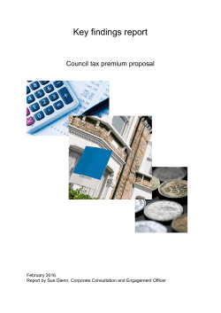 Key findings report council tax premium110216 , item CC31