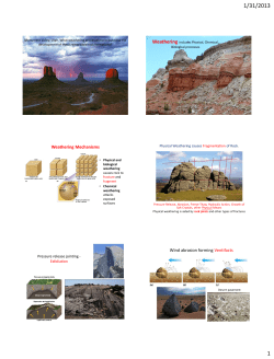 AN INTRODUCTION TO GEOLOGY