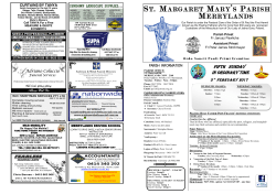 5-February-2017 - St Margaret Mary`s