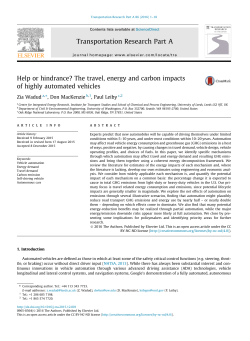 Help or hindrance? The travel, energy and carbon impacts of highly