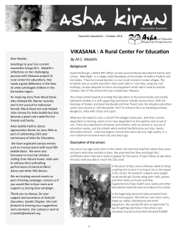 Newsletter-Oct-16 - Asha Seattle