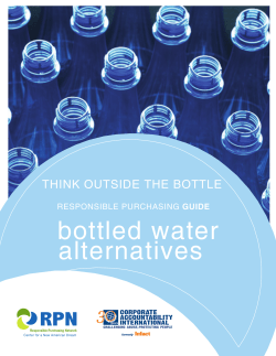 bottled water bottled water alternatives