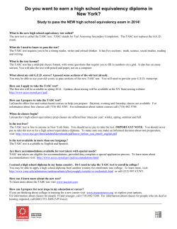 Do you want to earn a high school equivalency diploma in New York?