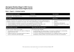 Part I: Topic 5 - Criminal Justice