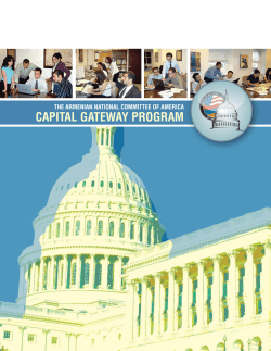 The ANCA Capital Gateway Program