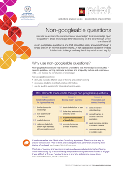 Non-googleable questions