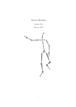 Motion Blending - The Image Section