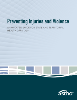 Preventing Injuries and Violence