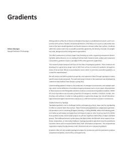 Gradients
