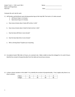 Grade 7 Unit 1