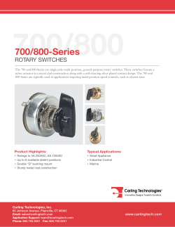 700/800-Series - Mouser Electronics