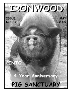 May 2005 Newsletter - Ironwood Pig Sanctuary
